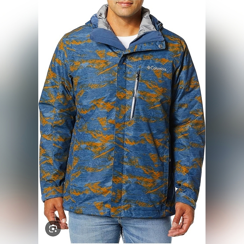 Columbia Men’s Whirlibird III Interchange Jacket, Waterproof and Breathable Blue